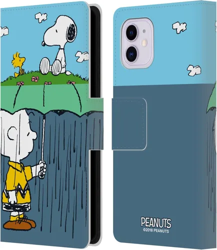 Vista 46 de Head Case Designs Peanuts Charlie & Woodstock Nap Halfs and Laughs - Funda de piel tipo cartera con licencia oficial compatible con Apple iPhone 11