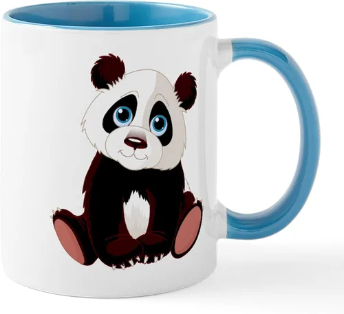 Vista 50 de CafePress Turtle And Panda - Taza de café de cerámica de 11 oz (11.0 fl oz)