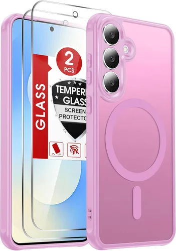 Vista 20 de LeYi Funda para teléfono Samsung-S23: protector de pantalla e imán MagSafe Púrpura