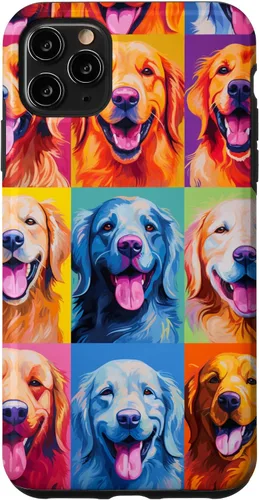 Vista 13 de Carcasa para iPhone 16 Golden Retriever Dog Owner