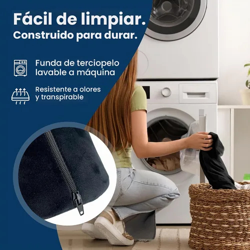 Vista 7 de Everlasting Comfort Almohada de Dona para Alivio del Dolor de Cóccix Cojín de Asiento Ergonómico - Almohada para Hemorroides para Sentarse - Cojín