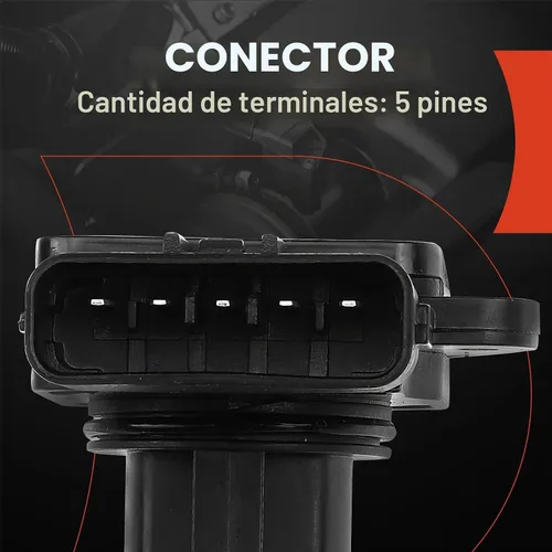 Vista 5 de A-Premium Sensor de flujo de masa de aire [5 pines] MAF compatible