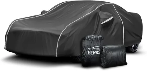 Vista 12 de Funda impermeable para automóvil compatible con Chevy Camaro 2010-2024 para todo tipo de clima, 6 capas, cubierta completa para automóvil con bolsa