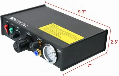 Vista 3 de FEITA 982 Dispensador de pegamento automático AC 110v Pasta de soldadura automática Líquido Adhesivo Controlador Dropper Machine