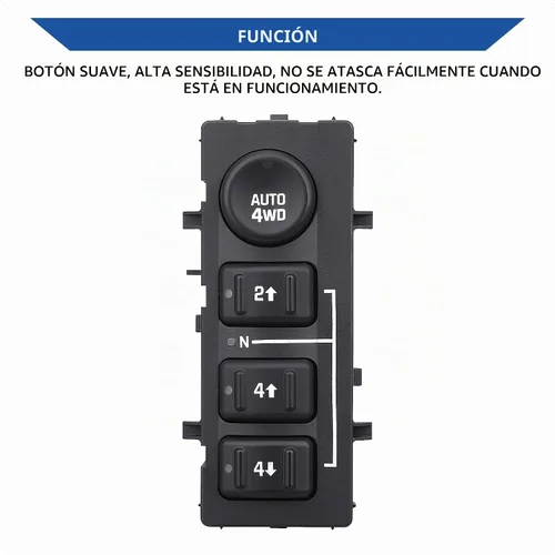 Vista 2 de Interruptor de caja de transferencia 4x4, botón de tracción en las ruedas 4WD, compatible con Chevrolet Silverado 2003-2007, Chevy Suburban, Tahoe