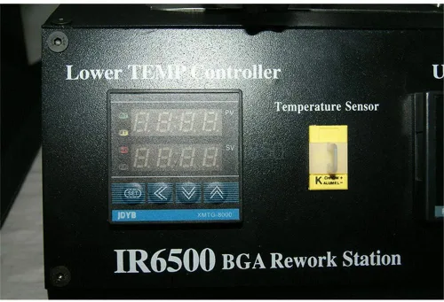 Vista 5 de Estación de retrabajo infrarroja de BGA, 1250W IR6500 Máquina de soldadura infrarroja de aire caliente SMD Soldadura Reballing Soldador de estación
