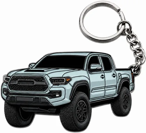 Vista 10 de Llavero Tacoma – Accesorios Tacoma 2016-2022 mods 2023 2024 Cool Key Chain Fob Cover 3ª generación Toy Truck