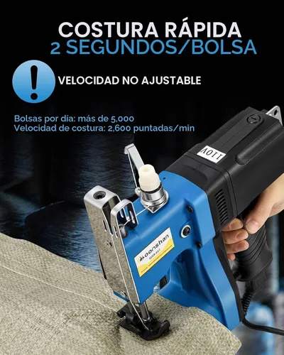 Vista 3 de Máquina de cierre de bolsas Máquina industrial de cierre de bolsas Máquina de coser de bolsas Máquina de embalaje automática de alcantarillado