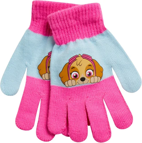 Vista 5 de Nickelodeon Guantes de esquí de Paw Patrol para niñas - Marshall, Chase, guantes de esquí de Rubble (2-7)