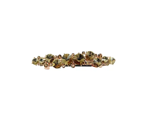 Vista 5 de Faship AB Premium Rhinestone Crystal Floral Pequeño Pasador De Pelo Clip
