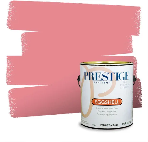 Vista 81 de Prestige Paints Pintura exterior e imprimación en uno, 1 galón, plano, coincidencia comparable de Valspar* Amber Rose*