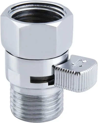 Vista 10 de Aomasi - Válvula de ducha, construcción de latón, restrictor de flujo de agua, manguera de ducha de mano universal, interruptor rociador de bidé