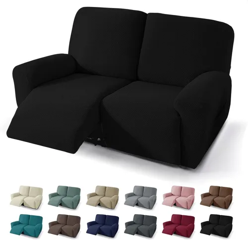 Vista 20 de JIVINER Fundas reclinables de gran tamaño de 3 piezas para sillón reclinable grande con bolsillos, tela jacquard elástica Lazy Boy funda para sofá