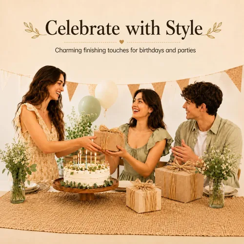 Vista 3 de Sukh Cinta de Rafia Natural - 5 Piezas de Pajita de Rafia para Ramos de Floristería, Decoración, Manualidades, Cinta de Envolver para Navidad