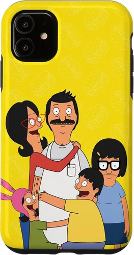 Vista 8 de Funda para iPhone 12 Pro Max Bob Burgers Bob Linda Gene Tina Louise Family Hug