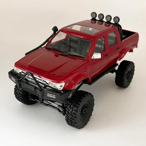 Vista 7 de HLSFWDRIVE RC Rock Crawler 4x4 WPL C64-1 Camión de control remoto Off Road