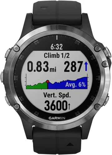 Vista 5 de Garmin fēnix Multisport GPS Smartwatch, Cristal