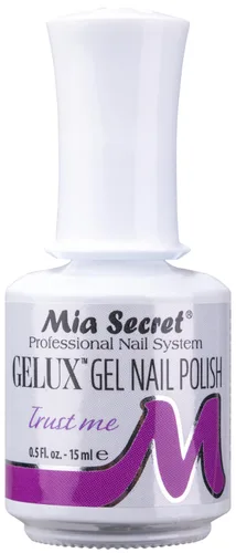 Vista 22 de Mia Secret Gelux Esmalte de Uñas en Gel Removible con Remojo - Negro - Curado con Lámpara de Uñas - Esmalte de Uñas en Gel de Larga Duración