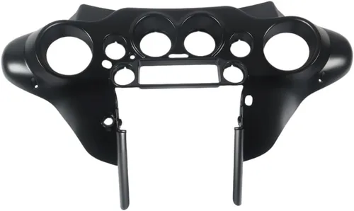 Vista 2 de Carenado interior de murciélago superior delantero compatible con Harley Touring Street Glide Electra Glide FLHT FLHTC 1996-2013 negro mate