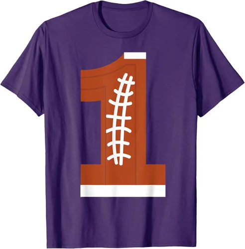 Vista 60 de 1st Birthday Football Ball Boys Camiseta de regalo de 1 año Negro
