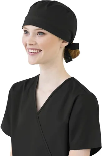 Vista 9 de WonderWink Gorra médica unisex Vino
