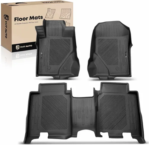 Vista 12 de YHTAUTO Alfombrillas automotrices para Ford Bronco 2021-2026 (4 puertas) TPE All Weather Car Mats, Anti-Slip & Custom Fit Floor Liners Cargo Mat