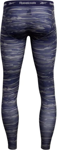 Vista 5 de Reebok Leggings de rendimiento para hombre - Leggings deportivos largos tipo John (S-XL)