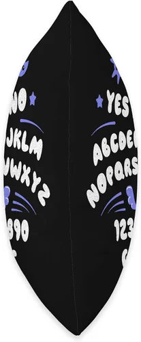 Vista 2 de Ouija Board Cute Spirit Board Almohada de 16 x 16 pulgadas, multicolor