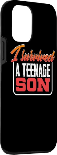 Vista 3 de Funda divertida para iPhone 12 mini con diseño de sobreviviente y padre