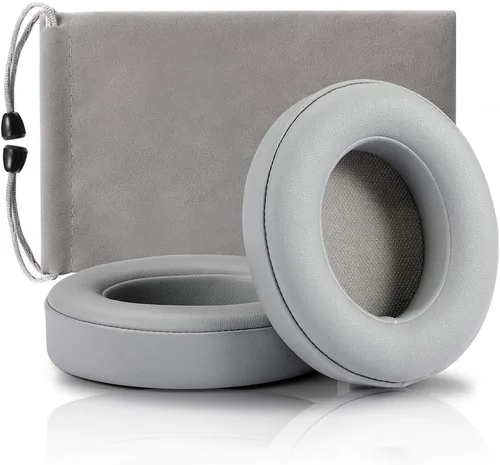 Vista 3 de Almohadillas de repuesto para auriculares, fundas para almohadillas compatibles con auriculares Beats Studio 2 y Studio 3 de Dr.DRE 1 par (negro)