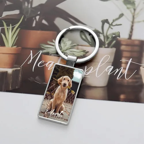 Vista 8 de Easycosy Llavero personalizado con texto de imagen, llavero grabado personalizado, regalos de fotos personalizados para hombres, mujeres y familia