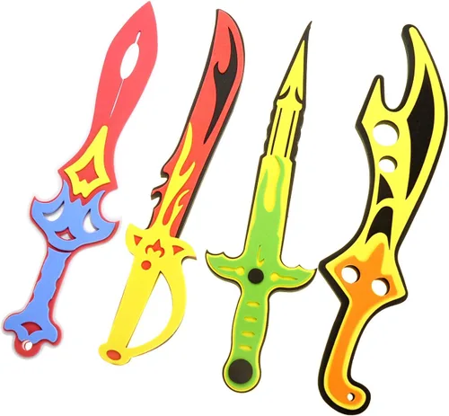 Vista 3 de PowerTRC Juego de 8 espadas con espadas únicas Cimitarras Espada larga Cutlasses Espada de Viking
