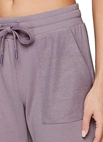 Vista 5 de RBX Active - Pantalones deportivos ligeros de rizo francés para mujer con bolsillos