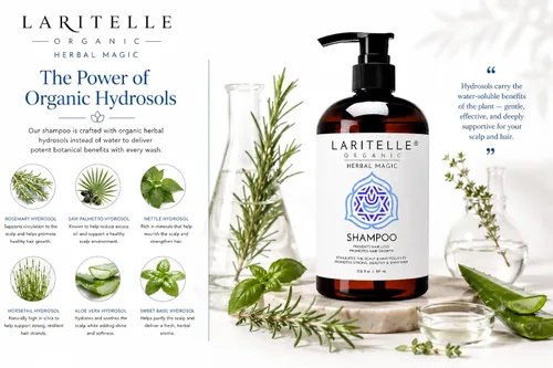 Vista 8 de Laritelle Cuidado orgánico del cabello, Champú Champú 17.5 onzas