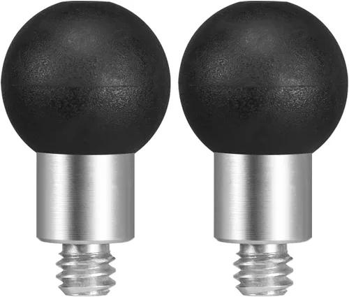 Vista 10 de FANAUE Adaptador de cabeza de bola de aluminio de 0.669 in con rosca de 1/4 de pulgada, compatible con Garmin GPS RAM Mount y brazo de enchufe