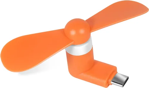 Vista 3 de Mini ventilador de teléfono celular, colorido y potente ventilador compatible con iPhone, iPad, teléfono inteligente Android, tableta, accesorios