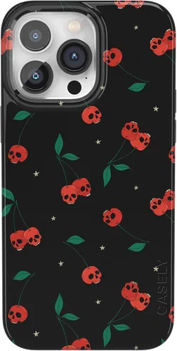 Vista 118 de Casely Funda para iPhone 14 Pro Max All Boo'd Up Fantasma púrpura Compatible con MagSafe Diseño clásico ultrafino