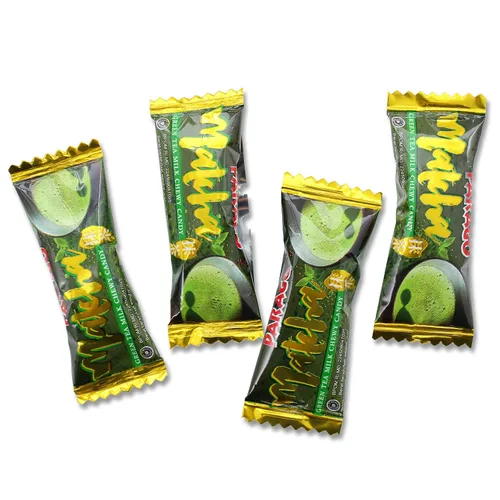 Vista 3 de Jans Caramelo masticable de leche matcha – Bocadillo de té verde japonés Hecho con extracto de matcha real Sin grasa, sin colesterol, caramelo