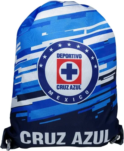 Vista 2 de Icon Sports Cruz Azul - Bolsa oficial con cordón para gimnasio y fútbol, 03
