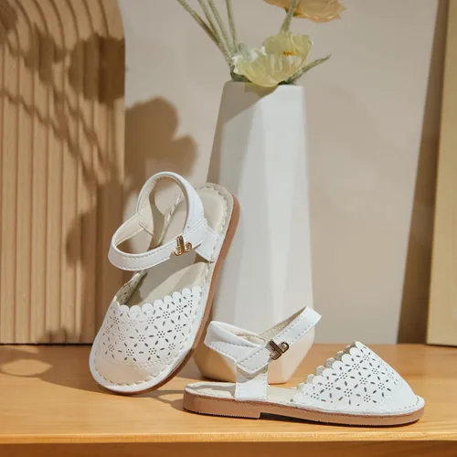 Vista 107 de THEE BRON Sandalias cómodas para niñas, zapatos para niños, sandalias rellenas