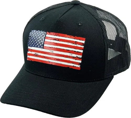Vista 113 de KBETHOS Tactical Operator Collection USA Fishing Mesh Ballcap Flag Patch America Outdoors Trucker Baseball Cap