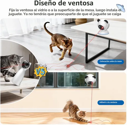 Vista 3 de Saolife - Juguetes láser para gatos de interior, juguete interactivo