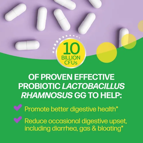 Vista 9 de Culturelle Cápsulas probióticas diarias para hombres y mujeres, cepa probiótica más estudiada clínicamente, salud digestiva e intestinal, apoya