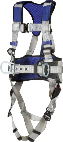 Vista 3 de 3M DBI-SALA ExoFit X100 Arnés de seguridad para distribución de peso, protección contra caídas, con cinturón corporal, acolchado de espalda