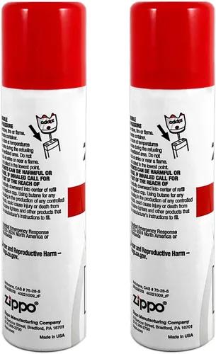 Vista 2 de Zippo Recarga de Combustible de Butano – Premium de Alta Pureza para Encendedores, Antorchas e Insertos – Combustión Limpia, Llama Constante