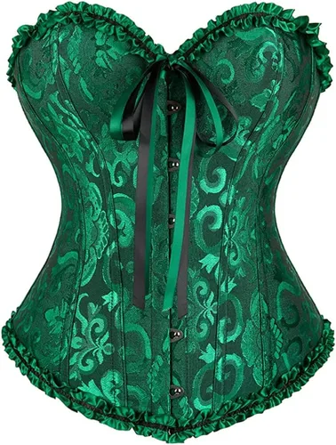 Vista 131 de SZIVYSHI Corsé para mujer, lencería moldeadora, body con cintura de encaje