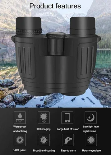 Vista 2 de Telescopio Binoculares portátiles para Exteriores Todos los telescopios ópticos Telescopios para niños HD Gran Campo de visión Bajo Nivel