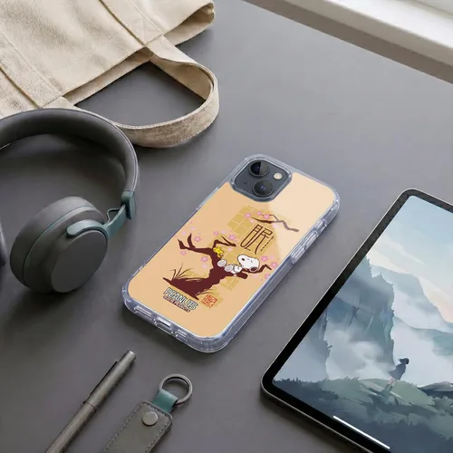 Vista 468 de Carcasa de gel para iPhone 7 Plus/iPhone 8 Plus, diseño de Snoopy Oriental de Peanuts, Badges
