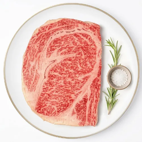 Vista 7 de Bester Caviar Japonés A5 Wagyu Ribeye Steak, Umami & Savory 5Pcs X 1 Libra