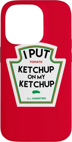 Vista 17 de I Put Ketchup on My Funny - Funda de regalo a base de tomate para iPhone 17